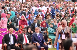 Several dignitaries and members of the public attended the oath taking ceremony of Dr. Mohamed Muizzu on Friday afternoon.