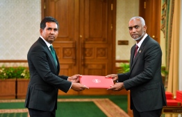 President Dr. Mohamed Muizzu appointed Mohamed Saeed as the Minister of Economic Development and Trade; Mohamed Saeed had been the Minister of Economic Development during former President Abdulla Yameen's administration as well-- Photo: President's Office