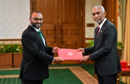 President Dr. Mohamed Muizzu appoints Dr. Mohamed Shaheem Ali Saeed as the Minister of Islamic Affairs. -- Photo: President's Office