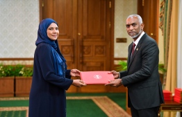 President Dr. Mohamed Muizzu appointed Dr. Aishath Shiham as the new Minister for Social and Family Development; Dr. Aishath was the former Minister of Education during former President Abdulla Yameen's administration