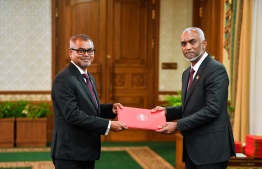 President Dr. Mohamed Muizzu appointed Thoriq Ibrahim as the Minister for Climate Environment and Energy; previously he was the Minister of Environment during former President Abdulla Yameen's administration-- Photo: President's Office