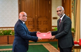 President Dr. Muizzu appointed Ali Haidar as the new Minister of Housing, Land and Urban Development-- Photo: President's Office