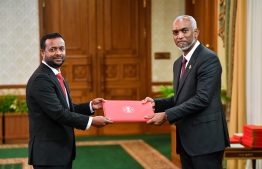 The new Minister of Construction and Infrastructure Dr. Abdulla Muththalib; this is the first time a designated ministry of the government has been assigned to the construction sector in the Maldives-- Photo: President's Office