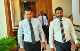 Minister of Economic Development and Trade, Mohamed Saeed and Minister of Sports, Fitness and Recreation, Abdulla Rafiu who will take part in tonight's forum