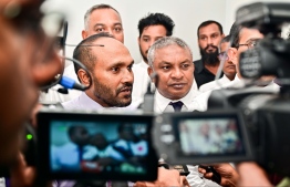Dr. Mohamed Jameel Ahmed, lead attorney and media representative of former President Abdulla Yameen; he is also one of the key figures leading the efforts to form Yameen's new party; People's National Front (PNF)-- Photo: Mihaaru
