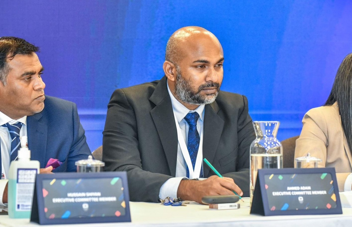 ބާސްކެޓްބޯލް އެސޯސިއޭޝަންގެ ރައީސް އަހްމަދު އާދަމް: އެ އެސޯސިއޭޝަނުގައި ވެސް ވޯޓް ލުމުގެ ހައްގު އެއްބައެއްގެ ނަމުގައި ހުންނަ ގިނަ ކްލަބްތަކަށް ލިބޭ --- ފައިލް ފޮޓޯ: އެމްއޯސީ