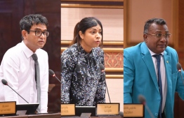 MP Saleem, Rozaina and Jabir, who have expressed interest in becoming Deputy Speaker of Parliament