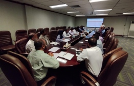 Senior management of Islamic Ministry discusses about Friday sermon-- Photo: Mihaaru