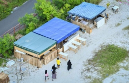 Huts build by private parties in Hulhumale 2 beach area: HDC has allocate a vacant land to relocate the huts in Ruhgandu 3, Hulhumale 2 beach side