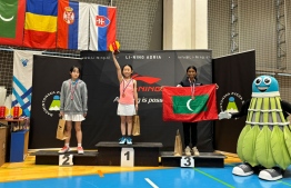 Laiba Ahmed Mahloof (Eli) won the bronze medal in the under-11 women's singles event