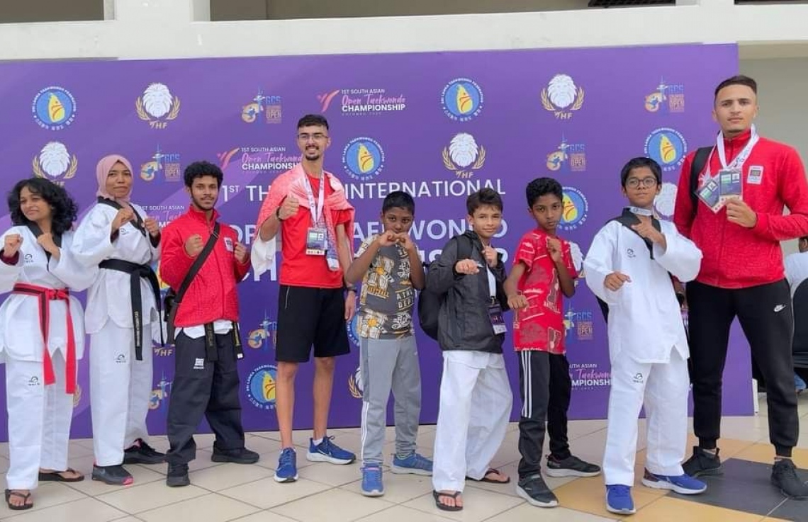 ތިން މުބާރާތަކަށް ޓައެކްވޮންޑޯ ޓީމު ލަންކާ އަށް