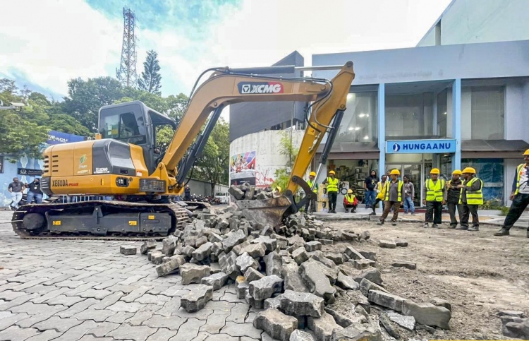 އަމީނީމަގުގެ މަސައްކަތް ފެށުމުން ބަސް ރޫޓަށް ބަދަލެއް