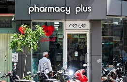 A pharmacy in Male', Maldives
