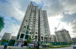 Fahi Dhiriulhun Corporation built flats.-- Photo: Mihaaru