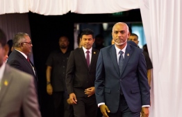 President Dr. Mohamed Muizzu attends the function held to commemorate Huravee Day; at the ceremony, President assured access to all sexually explicit websites would be fully blocked by upcoming week-- Photo: President's Office