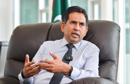 Minister of Economic Development and Trade Mohamed Saeed -- Photo: Mihaaru