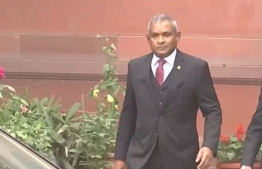 Maldives High Commissioner to India at the Indian Ministry of External Affairs -- Photo: ANI
