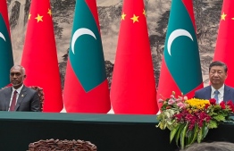 President Dr. Mohamed Muizzu and President Xi Jinping attend the signing ceremony of the MoUs