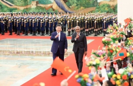 Dr Muizzu and Xi Jinping / China-Maldives