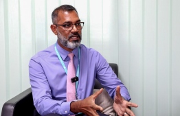 Ibrahim Haleem, CEO of Dharumavantha Hospital in an interview with Mihaaru News