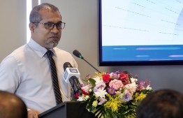 Health Minister Dr Abdulla Khaleel at the inauguration of the special clinic for senior citizens.-- Photo: IGMH