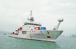 China's survey vessel, headed towards the Maldives.