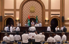 During the dispute that occurred between members inside the parliament house on the 28th of last month