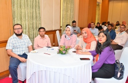 Participants of the Initiation Ceremony of the third conference by the Maldivian Thalassemia Society -- Photo: Nishan Ali / Mihaaru