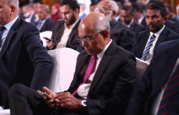 Crown Company Founder Ahmed Nazeer attending the Invest Maldives Forum in Dubai.-- Photo: Mihaaru