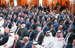 Attendees at the Maldives Investment Forum in Dubai.