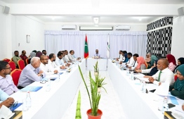President Dr. Mohamed Muizzu meets with members of Addu City Council