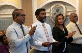 From the launching of the Mental health helpline.-- Photo: Health Ministry