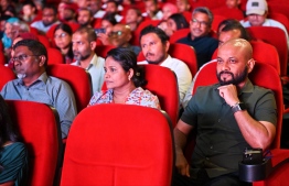 Attendees of the Chinese New Year celebrations: The ceremony featuring cultural displays from both countries was attended by several Chinese officials and citizens in the Maldives. -- Photo: Fayaaz Moosa