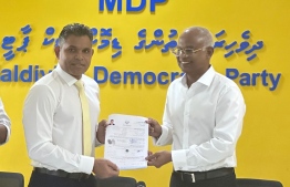 Former Vice President Faisal Naseem signed to MDP