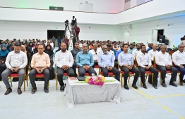 From the ceremony held at Ha. Ihavandhoo -- Photo: President's office
