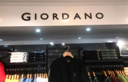 Giordano Men's Apparel displays inside the Klasik outlet