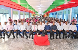 From the meeting with the public in Haa Alif Baarah.-- Photo: President's Office