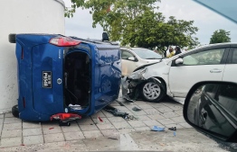 Accident in Addu City today