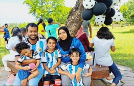Dr Abdulla Muththalib with family