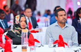 Shareholders of Ooredoo participate in the company's Annual General Meeting held at Hulhumale' Central Park -- Photo: Fayaz Moosa
