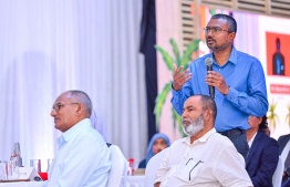Shareholders of Ooredoo participate in the company's Annual General Meeting. A total of 123 shareholders and 60 proxy holders attended the AGM. -- Photo: Fayaz Moosa