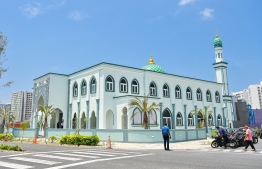 Masjid Hassan Adam built in Hulhumale' Phase 2 by Muni Home: the mosque can accommodate 1,500 persons -- Photo: Fayaz Moosa