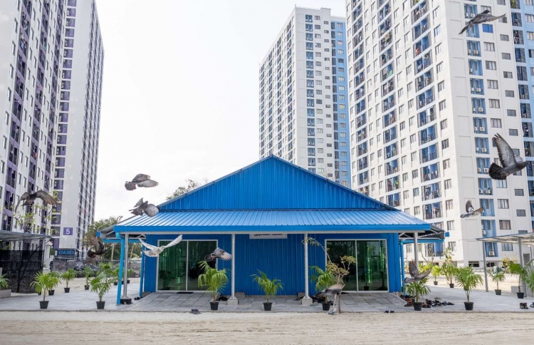 ފޭސް2ގައި 100 މީހުންގެ ޖާގައިގެ ވަގުތީ މިސްކިތެއް