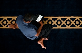 Recitation of holy Quran at Islamic Centre -- Photo: Nishan Ali