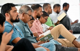 Recitation of Holy Quran at Islamic Centre -- Photo: Nishan Ali