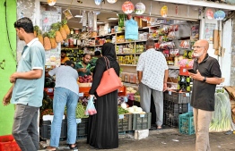Activity at Local Market area: the marketplace is bustling with people buying foodstuff for Ramadan -- Photo: Nishan Ali