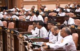 During a parliament sitting.