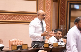 South Thinadhoo MP Abdulla Saneef -- Photo: Parliament