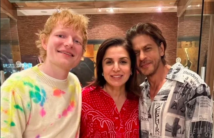 އެޑް ޝީރަން ބޮލީވުޑްގެ ތަރިންނާ އެކު