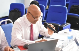 The Badminton Association of the Maldives' President, Moosa Nashid. The Anti-Corruption Commission launches an investigation into the association in connection with allegations of corruption. -- Photo: Mihaaru